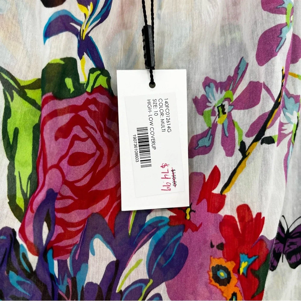 Milly Minis Butterfly and Flower Coverup, 10Y